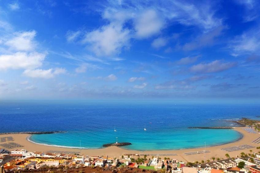 Apartamento First Line Sea, Luxury Penthouse, Sea And Sunset View Vivenda Vacational Guayero 618 Los Cristianos  Exterior foto